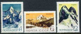 SOVIET UNION 1964 Mountaineering In The USSR MNH / **.  Michel 3002-04 - Nuovi