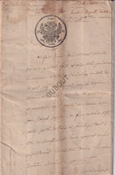 Anderlues - Acte Notarié - 1785   (V2250) - Manuscrits