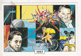 Carte Postale "Un Siècle D'évènements": L'année 1957; - Saluti Da.../ Gruss Aus...