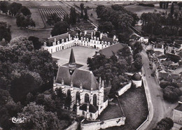 CPSM CHAMPIGNY-SUR-VEUDE(37)1959-vue Aérienne-chapelle Et Chateau - Champigny-sur-Veude