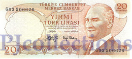 TURKEY 20 LIRA 1974 PICK 187a UNC - Turquie