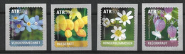 LUXEMBOURG 2021 FLOWERS Adhesive  MNH - Nuevos