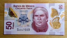 Mexico 50 Pesos UNC 2012 Messico Polymer C Series - Mexico