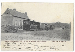 MONT SAINT-AUBERT  --  Vue De La Station De L'Allouette ( TRAM ) 2 SCANS - Tournai