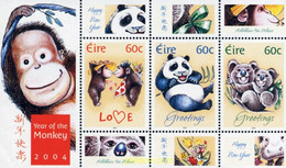 147334 MNH IRLANDA 2004 AMOR - Chimpancés