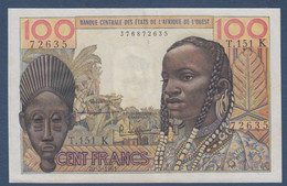 SENEGAL  ( Lettre K ) 100 Francs Etats De L' Afrique De L'Ouest - Sénégal