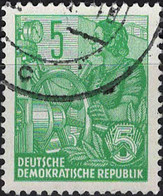 00537 - 010 - 1 MiNr. 406 DDR 1953 Fünfjahrplan (II) - Gebraucht