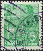 00538 - 011 - 1 MiNr. 406 DDR 1953 Fünfjahrplan (II) - Gebraucht