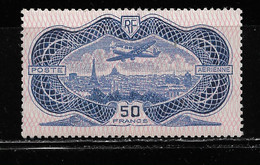 FRANCIA 1936, SERIE CORREO AÉREO Iv. 15. 50 F. AZUL. MNH. - Andere & Zonder Classificatie