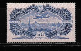 FRANCIA 1936, SERIE CORREO AÉREO Iv. 15. 50 F. AZUL. MNH. - Other & Unclassified