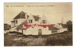 Sint St Idesbald - Koksijde - Villa Atelier De L'artiste Peintre J. De Bakker (In Zeer Goede Staat) - Koksijde