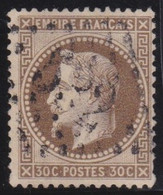 France   .   Y&T   .    30     .      O    .   Oblitéré - 1863-1870 Napoléon III Con Laureles