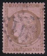 France   .   Y&T   .    54      .     O    .   Oblitéré - 1871-1875 Ceres