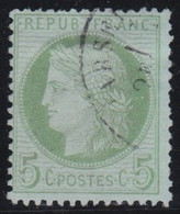 France   .   Y&T   .    53    .     O    .   Oblitéré - 1871-1875 Ceres