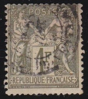 France   .   Y&T   .    72      .       O    .   Oblitéré - 1876-1878 Sage (Type I)