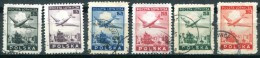 POLOGNE - Y&T Poste Aérienne 10 à 15 (série Complète) - Used Stamps