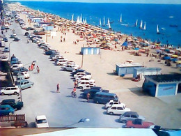 LIDO DI FERMO VIALE    AUTO CAR FIAT 600  500 ALTRE VB1980 JF8217 - Fermo