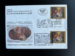 AUSTRIA 1991 FDC CHRISTKINDL 29-11-1991 OOSTENRIJK OSTERREICH - 1991-00 Lettres