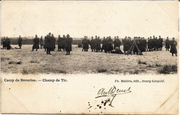 Camp De BEVERLOO - Champ De Tir - Oblitération De 1903 - Ph. Mahieu, édit., Bourg-Léopold - Leopoldsburg (Camp De Beverloo)