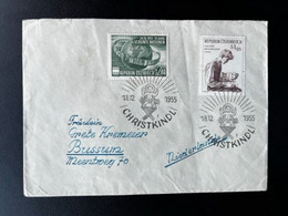 AUSTRIA 1955 LETTER CHRISTKINDL STEYR TO BUSSUM 18-12-1955 OOSTENRIJK OSTERREICH - 1945-60 Lettres