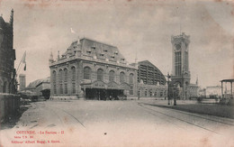 Ostende - La Gare II  - Editeur Albert Sugg - BELGIQUE - Carte Postale Ancienne - Oostende