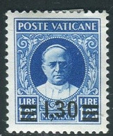 VATICANO 1934 PROVVISORIA 1,30 SU 1,25 L. * GOMMA ORIGINALE CENTRATISSIMO FIRMATO VIGNATI E DIENA - Unused Stamps