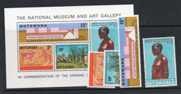 BOTSWANA   - 1968  - MUSEUM SET OF 4 + SOUVENIR SHEET   MINT NEVER HINGED - Botswana (1966-...)