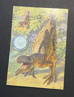 (1 Oø 34) Australian Dinosaur 2013 MAXICARD With $1.00 - 2022 Dinosaur Coin - Dollar