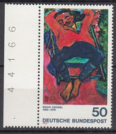 BRD  817, Postfrisch **, Mit Bogenzählnummer Auf Rand, Expressionismus, 1974 - Ungebraucht