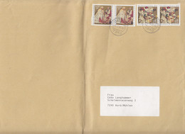BRD  2x 1639-1640 MiF, Auf Brief, Gestempelt: Horb 20.2.1993 - Briefe U. Dokumente