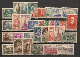 FRANCE - Année Complète 1939 - N°Yv. 419 à 450 - Complet - Neuf Luxe ** / MNH / Postfrisch - ....-1939