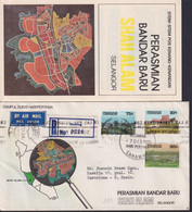 F-EX37744 MALAYSIA 1978 REGISTERED FDC TO SPAIN - AUSTRIA NEW TOWN SHAH ALAM. - Malaysia (1964-...)
