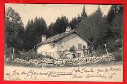 VAZ-15 RARE Vieille Ferme Du Jura La Combe Située En Face Du Chaumont Cachets Chaumont Et Locle 1906 - Le Locle