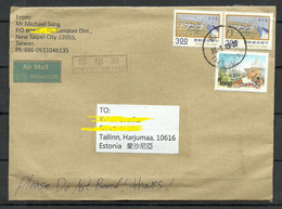 TAIWAN 2023 Air Mail Cover To Estonia - Storia Postale