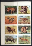Ajman 1972 Mi#1304-1311 Wild Animals Blk8 MUH - Ajman