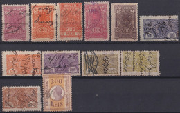 F-EX28946 BRAZIL BRASIL S.XX REVENUE STAMPS LOT ALL DIFFERETS TREASURE. - Strafport