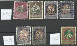 RUSSLAND RUSSIA 1914/1915 = Small Lot From Michel 99 - 101 O - Gebruikt