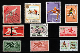 1088 - JUMP WITH OBSTACLES - LOT X 10 MNH STAMPS - SEE  SCAN - Jumping