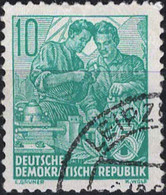 00604 - 004 - 1 MiNr. 409 DDR 1953 Fünfjahrplan (II) - Gestempelt - Gebraucht