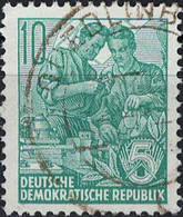 00618 - 017 - 1 MiNr. 409 DDR 1953 Fünfjahrplan (II) - Gebraucht