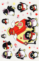 Pinguin Tiere Aufkleber / Penguin Animal Sticker A4 1 Bogen 27 X 18 Cm ST529 - Scrapbooking