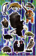 Safari Zoo Tiergarten Tiere Aufkleber / Animal Sticker A4 1 Bogen 27 X 18 Cm ST415 - Scrapbooking