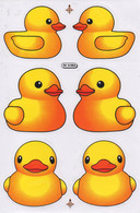 Ente Tiere Aufkleber / Duck Sticker A4 1 Bogen 27 X 18 Cm ST008 - Scrapbooking