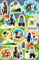 Affe Tiere Aufkleber / Monkey Sticker A4 1 Bogen 27 X 18 Cm ST529 - Scrapbooking