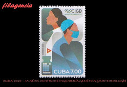 AMERICA. CUBA MINT. 2021 35 AÑOS DEL CENTRO DE INGENIERÍA GENÉTICA & BIOTECNOLOGÍA - Nuevos