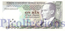 TURKEY 10000 LIRA 1982 PICK 199c AU/UNC - Turquie
