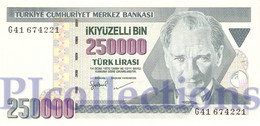 TURKEY 250000 LIRA 1998 PICK 211 UNC - Turquie