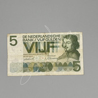 #BLT22 - 5 VIJF De Nederlandsche Bank / VIJF Gulden - Amsterdam 26 Avril 1966 - Hollande - 5 Florín Holandés (gulden)