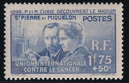 St Pierre Et Miquelon N°166 - Neuf * Avec Charnière  TB - Nuevos