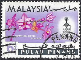 MALAYSIA PENANG 1965 6c Multicoloured SG69 FU - Malaysia (1964-...)